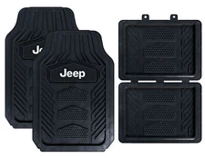 Jeep All Weather Pro Heavy Duty Rubber Floor Mats 4pc Set New