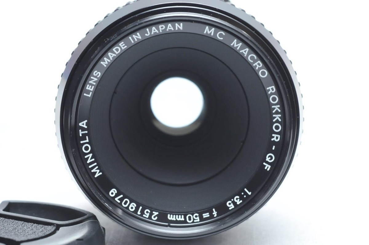 【希少】ミノルタ Macro Rokkor QF 50mm f3.5 L39 Minolta MACRO ROKKOR-QF 50mm f/3.5(ミノルタ) - 中古カメラ