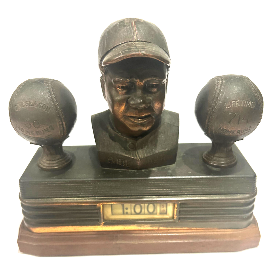BABE RUTH 1948 ABBOTTWARES COMPANY CLOCK WORKS AND VERY RARE !!! | eBay