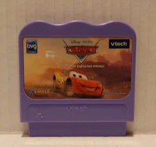 VTech VSmile learning system Disney Pixar Cars Cartridge Game tested &works well