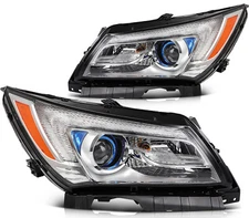 For 2014 2015 2016 Buick LaCrosse Pair Headlight Assembly with LED DRL