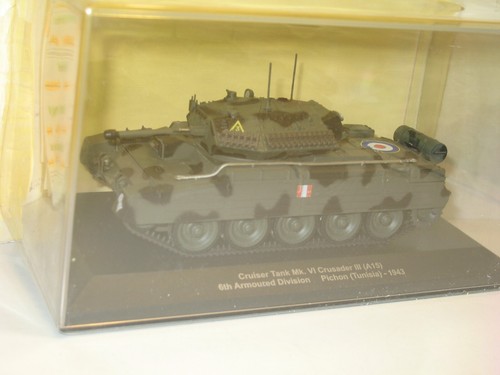 Eaglemoss 1:43, Carro CRUISER Tanque Crusader Camo Militar En Caja - Imagen 2 de 4