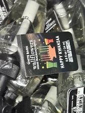 Bath & Body Works Happy Kwanzaa Frankincense Amber Wallflower Bulbs Refills x4