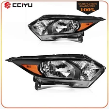Fits 2016 2017 2018 Honda HRV HR-V Headlights Assembly Black Housing Left+Right