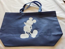 Disney Store Mickey Mouse  Shopping Tote Bag Reusable Shopper Lightweight Cloth