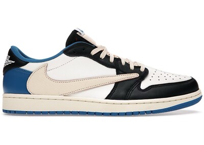 Jordan 1 Retro x Fragment Design x Travis Scott Low Blue OG All