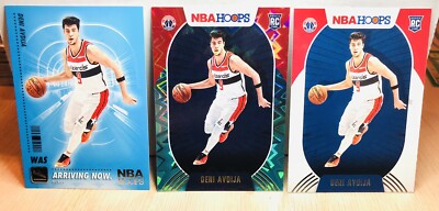 2020-21 Deni Avdija Lot (3) Teal Explosion + Arriving Now + Base RC Wizards  
