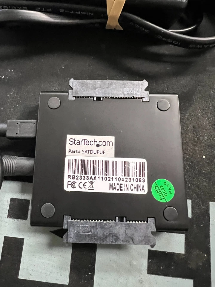 STAR TECH Portable eSATA USB to SATA Standalone HDD Hard Drive Duplicator/CLONE - Image 3 of 4