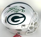 Packers JORDY NELSON Signed Full Size Authentic ALTERNATE Speed Helmet AUTO BAS