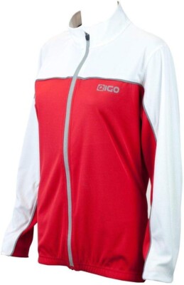 EIGO Holly LS Damen-Radtrikot   rot/weiß   Größe 10 Medium   096-U8