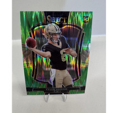 2025 Panini Select Premier Tyler Shough Tri-Color Prizm /699 #141 Saints RC