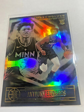 Anthony Edwards SILVER PRIZM ROOKIE CARD  2020 Panini Illusions RC  TIMBERWOLVES