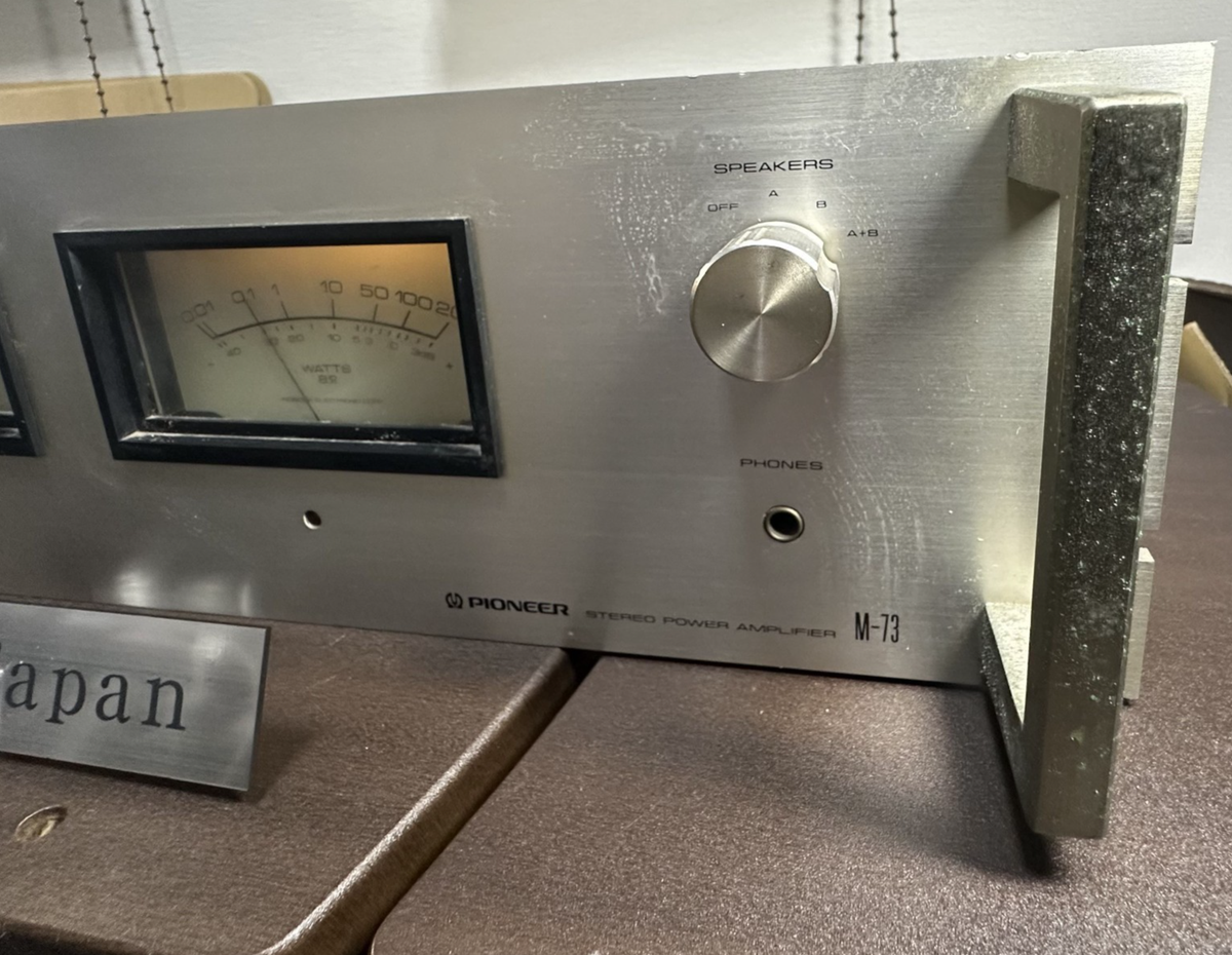 レストア・Pioneer パイオニア ステレオパワーアンプ M-73 Pioneer/パイオニア ステレオパワーアンプ [M-73]の買取実績 | 大阪