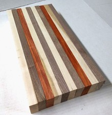 3/4" x 2" x 24" - 2 PADAUK 4 Walnut 4 MAPLE Wood Lumber DIY Cutting Boards S4S