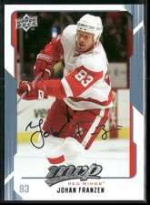 2008-09 Upper Deck MVP Johan Franzen #112 Detroit Red Wings