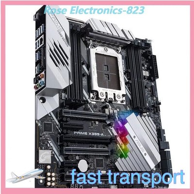 ASUS PRIME X399-A MotherBoard E-ATX DDR4 Support AMD Ryzen 1920X CPU Used