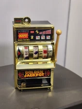 Vintage Goldon Jackpot Automatic Mini Machine Tabletop Play Toy, mancave Item.