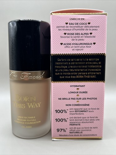 Too Faced Born This Way Oil Free Undetectable Foundation 1oz Pick Your Shade NEW - Picture 4 of 9