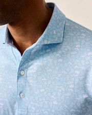 Featherweight Performance Polo - Wine Mixer Johnnie-O Mens 7846734 