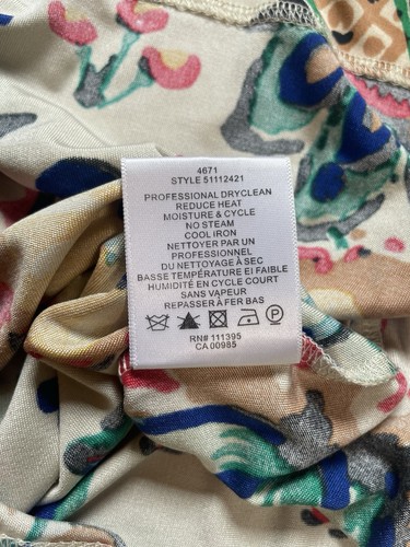Tory Burch 100% Silk Floral Print Dress - Size XS - Picture 5 of 9