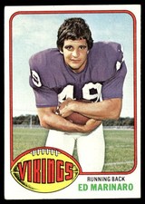 1976 Topps Football Ed Marinaro Minnesota Vikings #419 Card EX+
