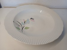 Illmenau Porzellan Obstschale Blumendekor abstrakt 32,3 x 4,6 cm