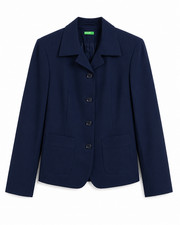 United Colors Of Benetton Women  s Navy Blazer NWT US Size 8