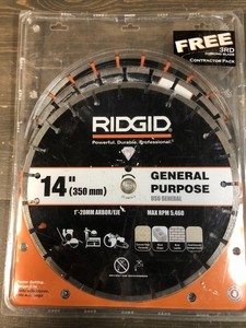 14” Segmented Rim Diamond Saw Blade Cutting Tile Stone Grinder Disc 3-Pack *READ