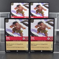 Disney Lorcana Maui - Snow Slider 109/204 Winterspell Common 4 Cards