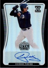 Everson Pereira 2020 Leaf Metal Draft Xec Black Auto #BA-EP2 /15