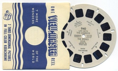 Life with the Cowboys The Rodeo 1951 View-Master Reel 940