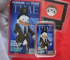 Rare 1 oz Disney .999 Fine Silver Color Scrooge McDuck Time Man of the Year