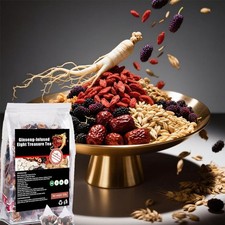 Ginseng-infused Eight Treasure Tea Kidney Ginseng Wolfberry Mulberry Health