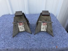 Gray No. 40 Adjustable Jack Support Stands 10000 Lbs Capacity Pair