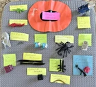 Large Lot  of Vintage 1980's & 1990's ARAH GI Joe Action Figure Accessories
