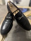 JOHNSTON & MURPHY - Leather Horse Bit Loafers Black Men 12M — photo 1