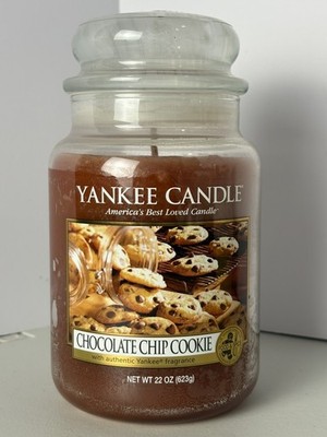 Yankee Candle Chocolate Chip Cookie 22 oz /ounce Retired  White Label