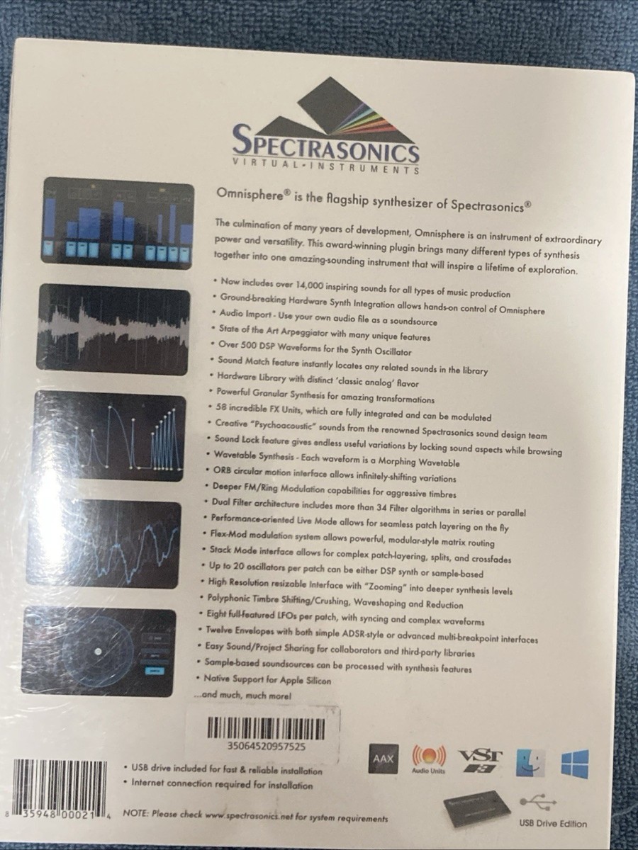 Spectrasonics Omnisphere 2 Virtual Instrument Software for sale