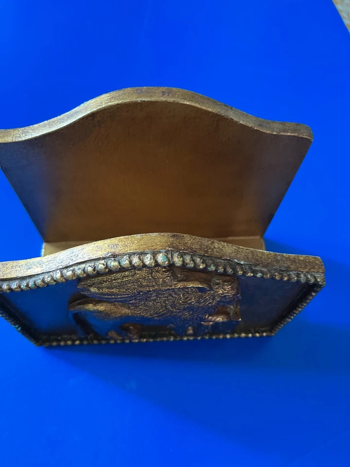 Деревянный держатель для писем St. Mark Lion, бронзовый/золотой цвет - Изображение 2 из 4