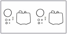 2x Carburettor Repair Kit For Honda CB 250 N Super Dream 1978-1981