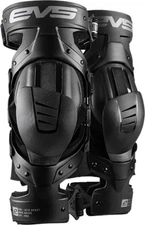 EVS AXISS-BK/GY-MP Axis Sport Knee Brace Pair Black/Black/Grey Medium