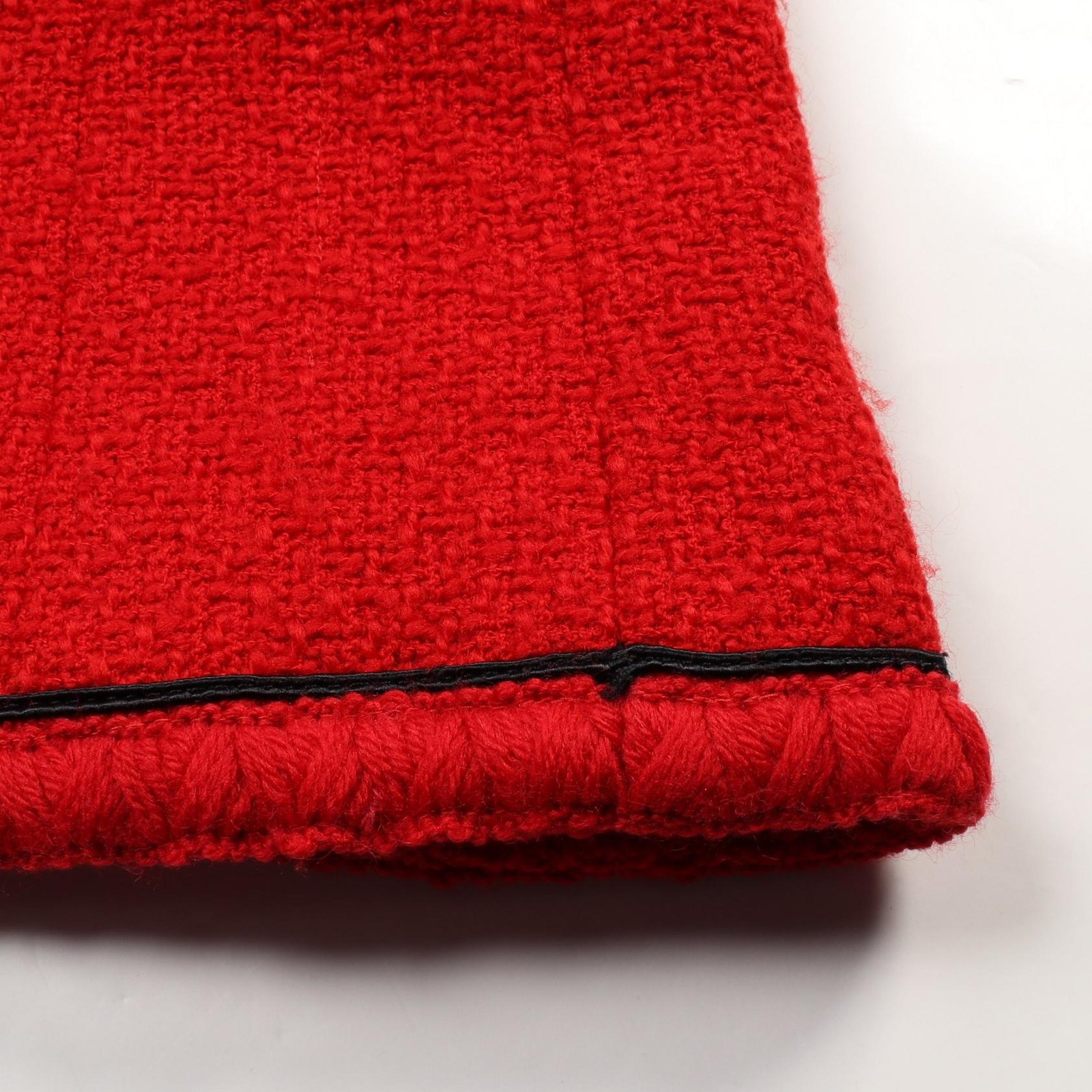 CHANEL Coco Mark Button Outer Wool Nylon Ladies R… - image 11