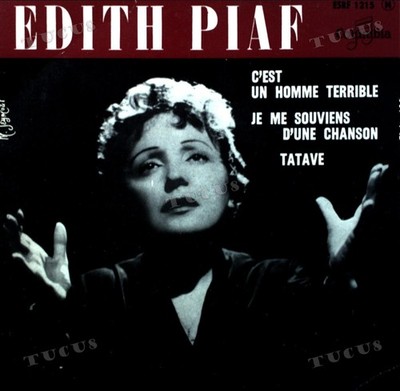 Edith Piaf - C'Est Un Homme Terrible / Je Me Souviens D'Une Chanson 7'' .*