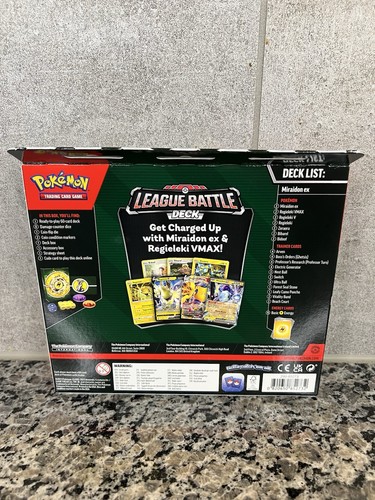 Pokemon Liga Kampf Deck Miraidon EX Regieleki VMAX Sealed - Bild 2 von 2