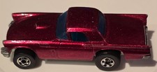 2¾" Hot Wheels 1:64 Dark Mtlc Red '57 T-Bird Diecast Ford Thunderbird Loose Car