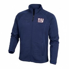 NFL Team Apparel NY Giants Warm Full-Zip Women  s Large Jacket Blue - Pockets