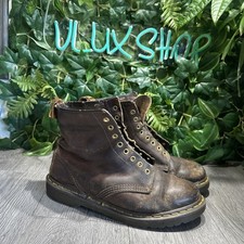 Vintage Dr. Martens 1460 8 Eye Lace Up Boots Men's Size 8 Uk 9 US Brown England