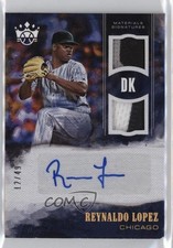 2018 Panini Diamond Kings Holo Gold 12/49 Reynaldo Lopez #MS-RL Auto i6j