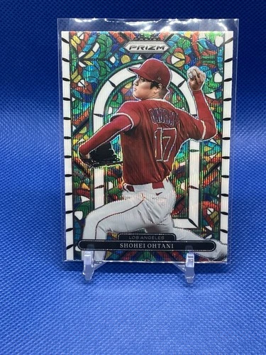 Shohei Ohtani 2022 Panini Prizm - Stained Glass  #SG-3 White Wave Prizm