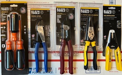 KLEIN TOOLS Crimpers, Pliers, Strippers, Cutters and Screwdriver SET
